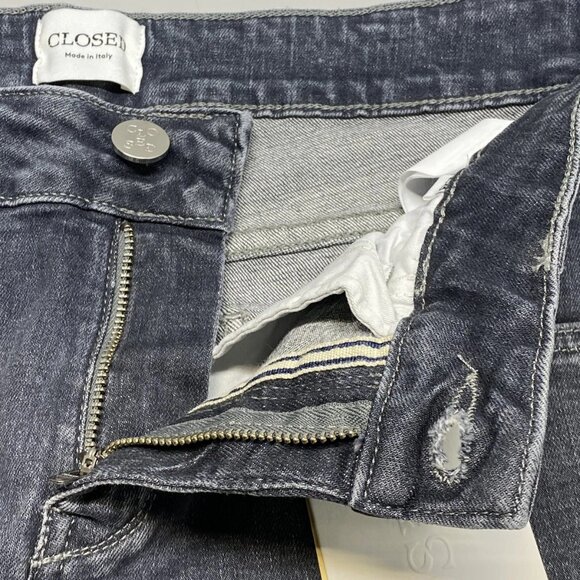 Closed Women’s Baker Skinny Jeans Size 29 Rain Gray Slight Distress - Picture 9 of 12
